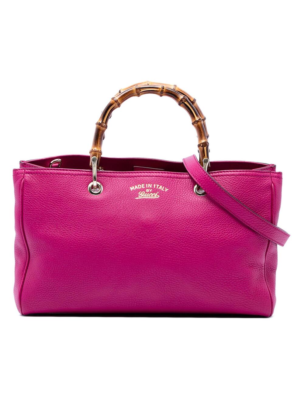 Gucci Medium Calfskin Bamboo Shopper #361900G69B